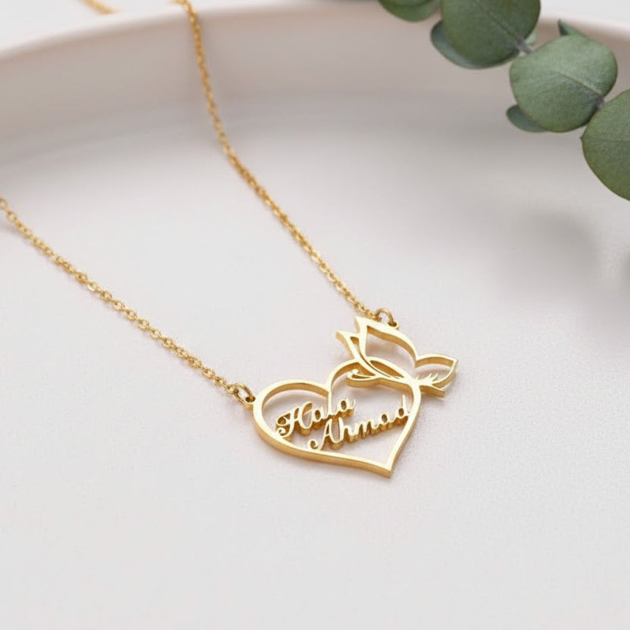 butterfly style necklace