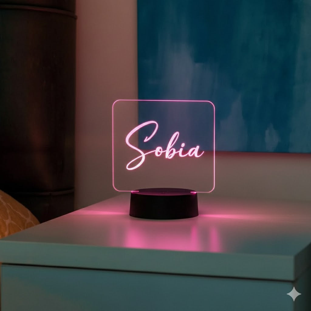 Beautiful Name Led Lamp