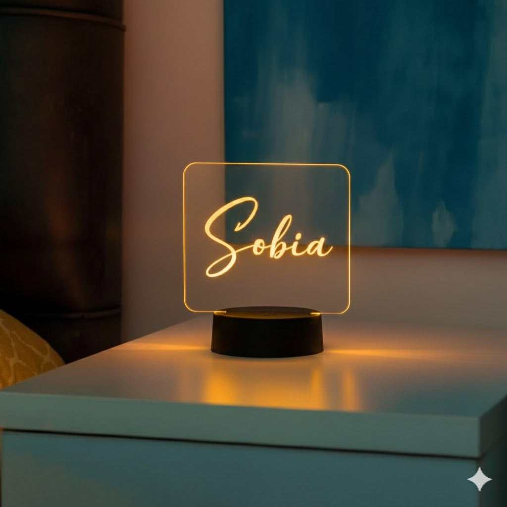 Beautiful Name Led Lamp